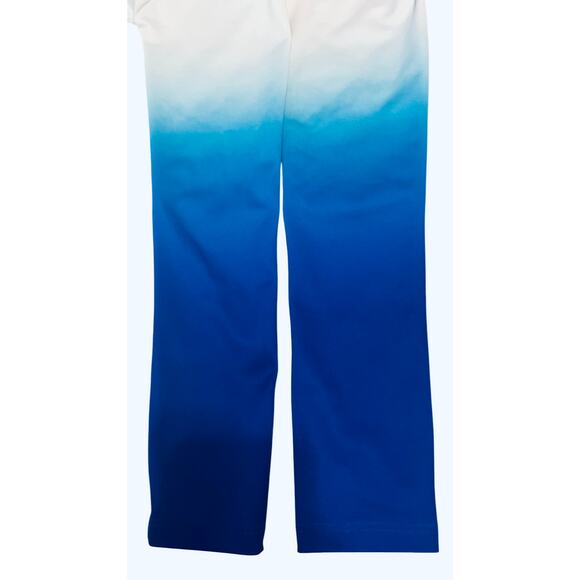 NO MFG. TAG LONG SLV GYMNASTIC ZIP JACKET, YOUTH, SP (SMALL PETITE),  WHITE/BLUE - Picture 8 of 10